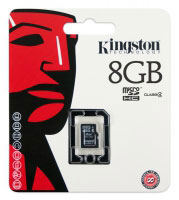 Kingston 8GB microSDHC (SDC4/8GBSP) Kingston 8GB microSDHC (SDC4/8GBSP)